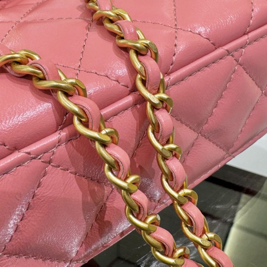 49615_g1 CHANEL 23k Kelly Pink - chanel kelly pink dupe detail 1