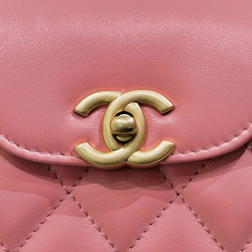 49615_g2 CHANEL 23k Kelly Pink - chanel kelly pink dupe detail 2