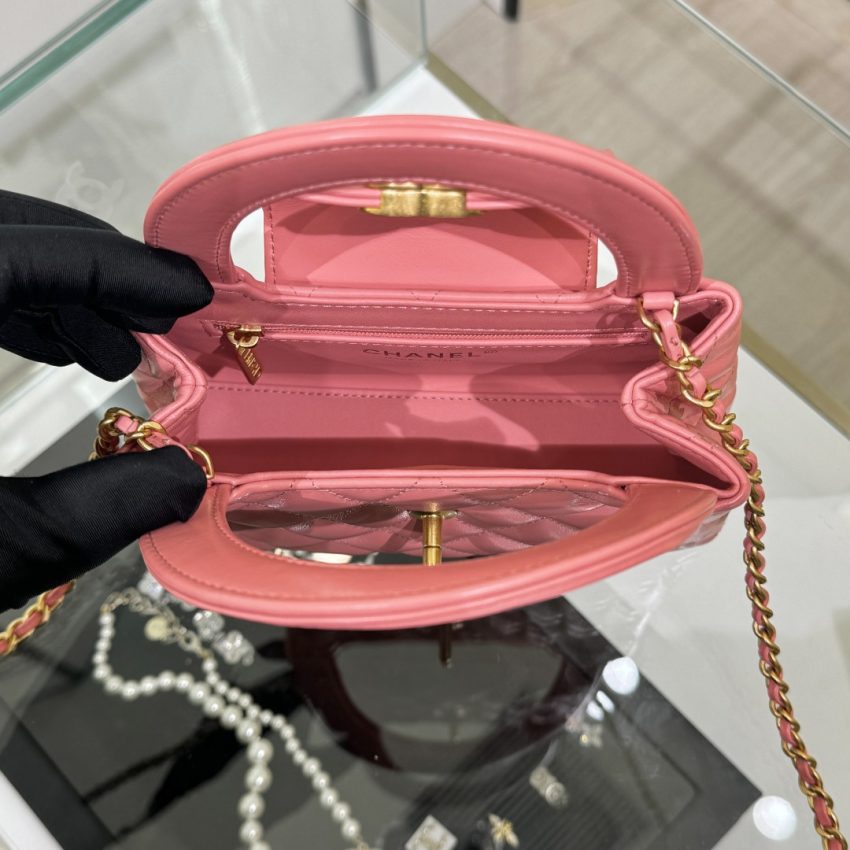 49615_g5 CHANEL 23k Kelly Pink - chanel kelly pink dupe detail 5