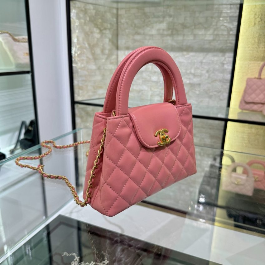 49615_g7 CHANEL 23k Kelly Pink - chanel kelly pink dupe detail 7