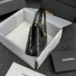 CHANEL 23k Kelly Black - fake chanel kelly black detail 1