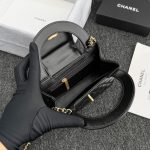 CHANEL 23k Kelly Black - fake chanel kelly black detail 2
