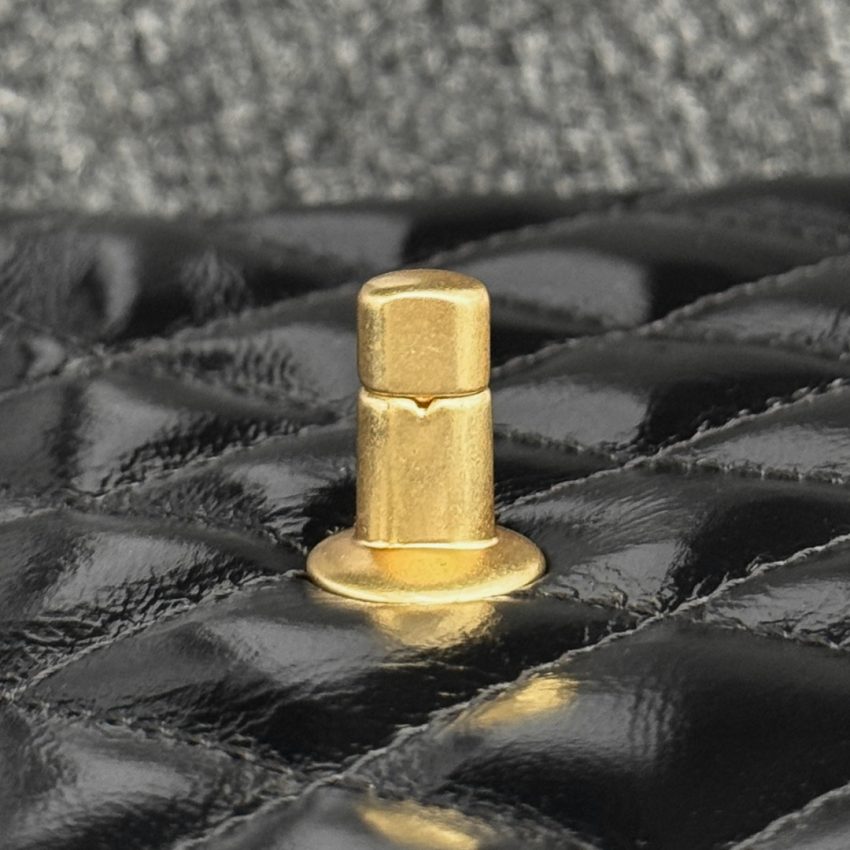 CHANEL 23k Kelly Black - fake chanel kelly black detail 5