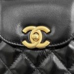 CHANEL 23k Kelly Black - fake chanel kelly black detail 7