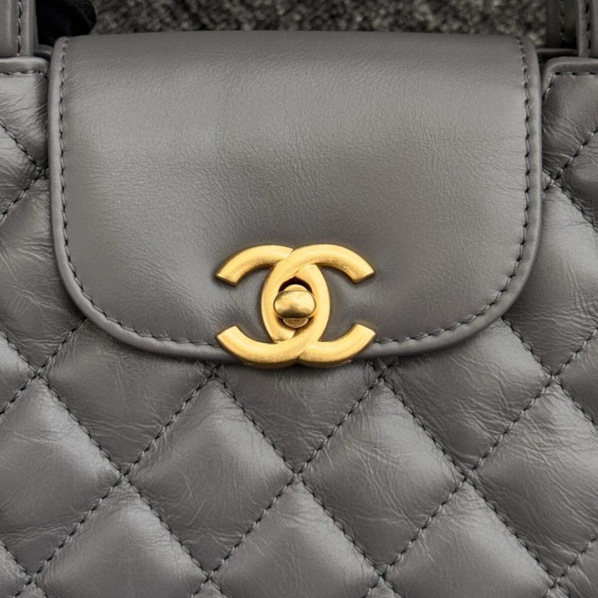 49626_g4 CHANEL 23k Kelly Grey - fake chanel kelly grey detail 4