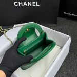 CHANEL 23k Kelly Green - chanel kelly green replica detail 7