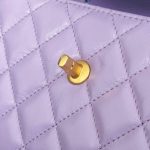 CHANEL 23k Kelly Purple - chanel kelly purple replica detail 3