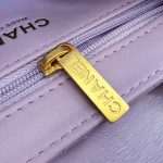 CHANEL 23k Kelly Purple - chanel kelly purple replica detail 5