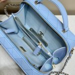 49648_g1 CHANEL 22 Camera Bag Blue - fake chanel camera blue detail 1