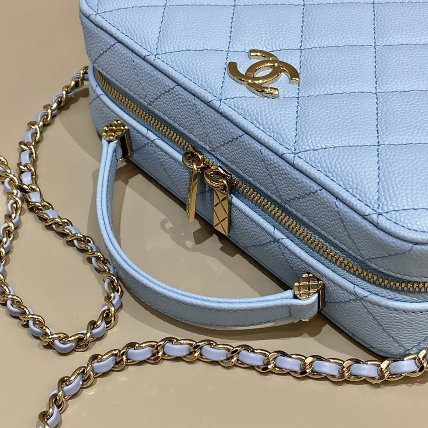 49648_g4 CHANEL 22 Camera Bag Blue - fake chanel camera blue detail 4