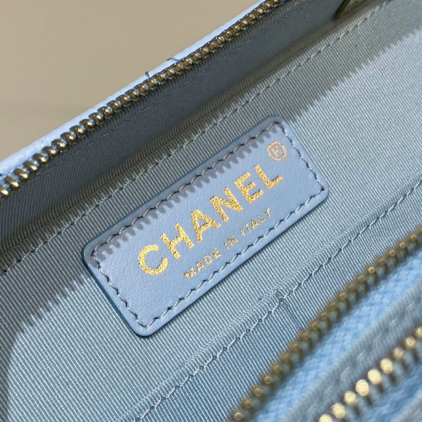 49648_g5 CHANEL 22 Camera Bag Blue - fake chanel camera blue detail 5
