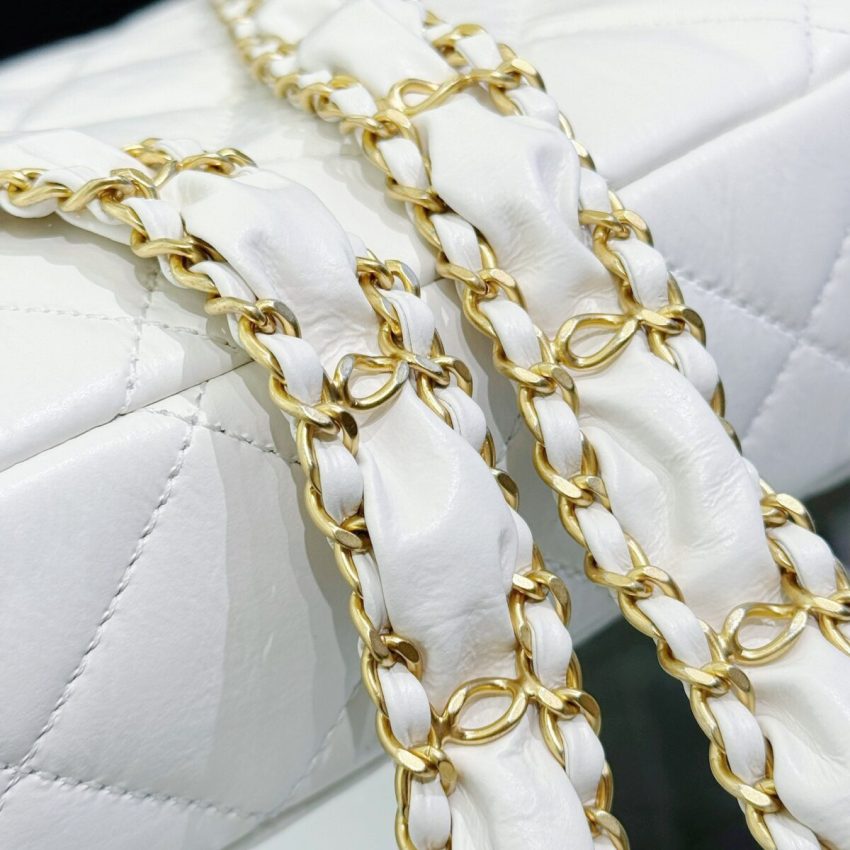 chanel-19-mini-flap-white-bag-gallery-8 CHANEL 19 Mini Flap White Bag - fake chanel 19 mini detail 14
