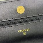 chanel-19-wallet-on-chain-black-gallery-9 CHANEL 19 Wallet on Chain Black - fake chanel woc detail 16