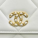 chanel-19-wallet-on-chain-white-gallery-7 CHANEL 19 Wallet on Chain White - chanel wallet on chain dupe detail 12