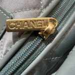 CHANEL 22 Medium Handbag Mint Green - fake chanel 22 medium detail 2