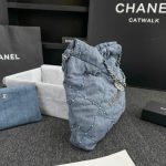 chanel-22-small-handbag-denim-gallery-2 CHANEL 22 Mini Handbag Denim - chanel 22 dupe detail 2