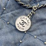 chanel-22-small-handbag-denim-gallery-4 CHANEL 22 Mini Handbag Denim - chanel 22 dupe detail 6