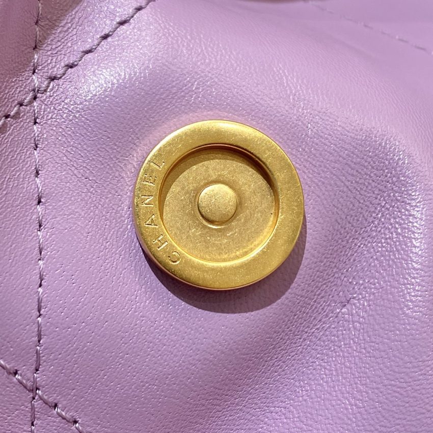 chanel-22-small-handbag-purple-gallery-4 CHANEL 22 Small Handbag Purple - chanel 22 purple dupe detail 6