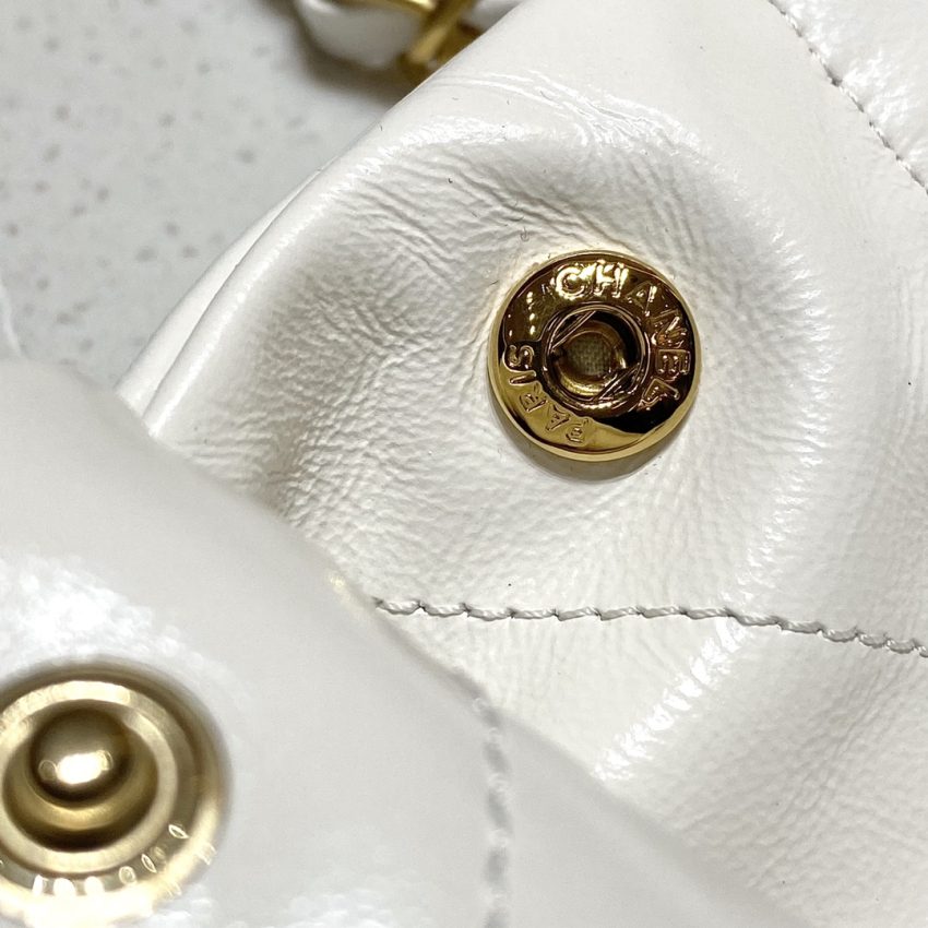 chanel-22-small-handbag-white-gallery-7 CHANEL 22 Small Handbag White - chanel 22 small replica detail 12