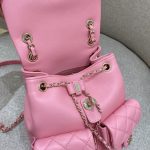 chanel-23a-backpack-small-pink-gallery-12 CHANEL 23A Backpack Small Pink - chanel backpack replica detail 33