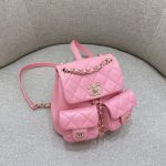 chanel-23a-backpack-small-pink-gallery-8 CHANEL 23A Backpack Small Pink - chanel backpack replica detail 21