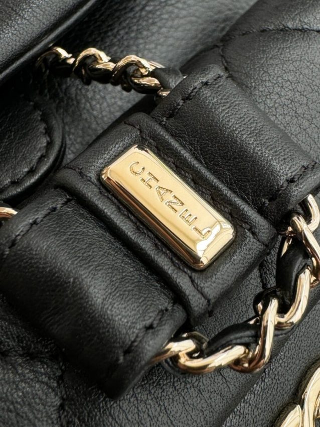 chanel-23c-backpack-small-black-gallery-9 CHANEL 23C Backpack Small Black - chanel backpack dupe detail 24