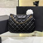 chanel-24c-round-shoulder-bag-black-gallery-9 CHANEL 24c Round Shoulder Bag Black - chanel round bag dupe detail 16
