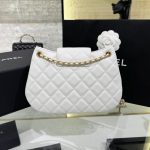 chanel-24c-round-shoulder-bag-white-gallery-2 CHANEL 24c Round Shoulder Bag White - chanel shoulder bag replica detail 2