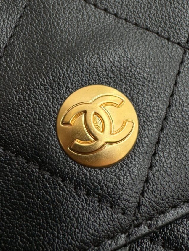chanel-24p-postman-bag-small-black-gallery-7 CHANEL 24p Postman Bag Small Black - fake chanel postman bag detail 12