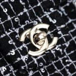 chanel-24p-tweed-black-and-white-gallery-7 CHANEL 24p Tweed Black and White - chanel tweed crossbody dupe detail 12