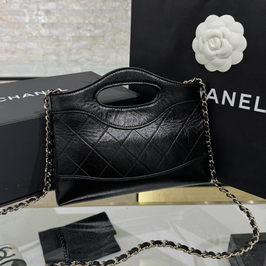 CHANEL 24s Mini Horizontal Black - chanel horizontal black replica detail 6