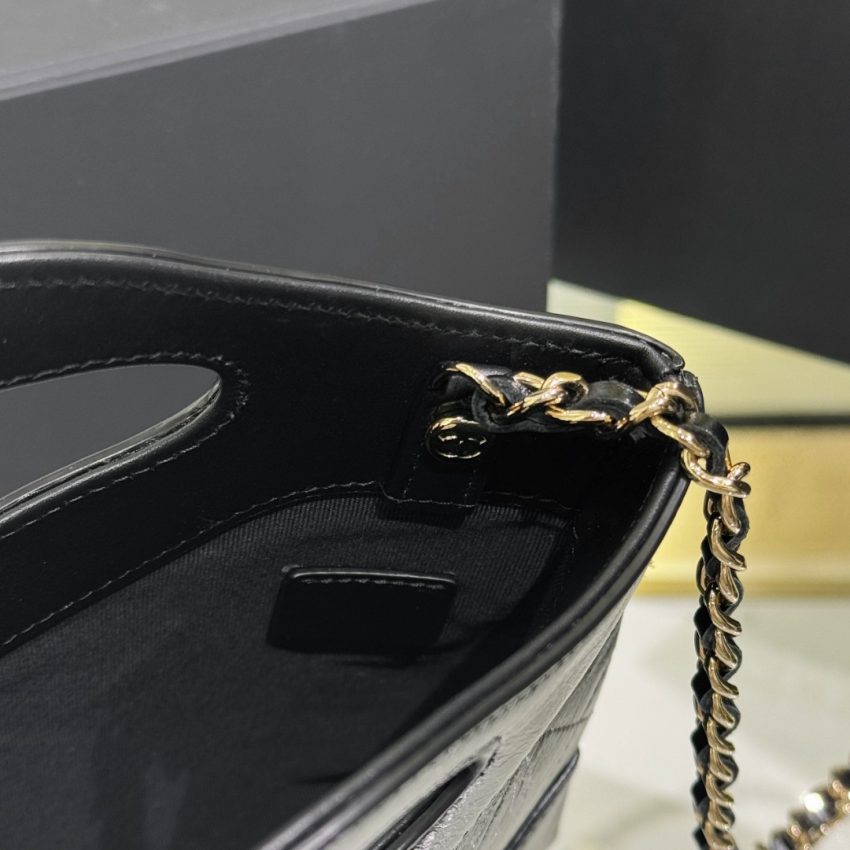 CHANEL 24s Mini Horizontal Black - chanel horizontal black replica detail 18
