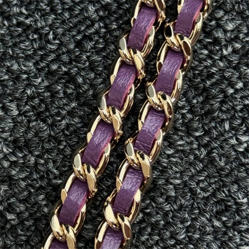 chanel-24s-mini-horizontal-purple-gallery-7 CHANEL 24s Mini Horizontal Purple - chanel mini purple dupe detail 18