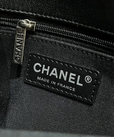 CHANEL Le Boy Large Black Silver