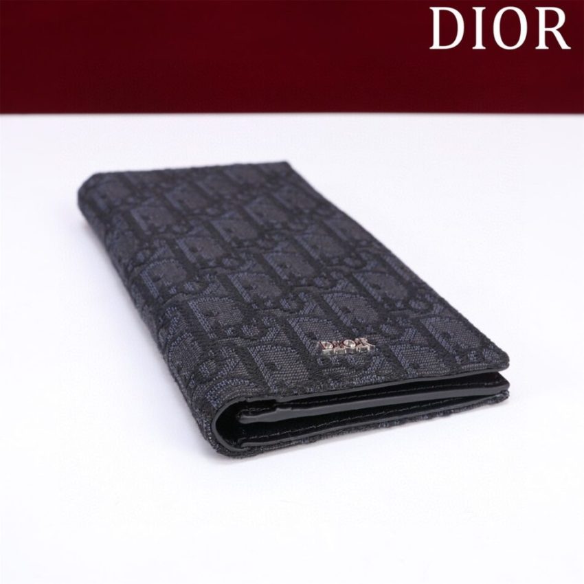 dior-long-jacquard-wallet-black-gallery-2