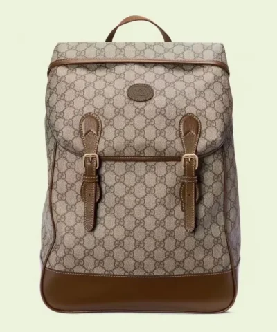 Replica Gucci Medium Backpack With Interlocking G - best quality fake designer bag