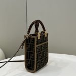 fendi-mini-tote-brown-canvas-gallery-2