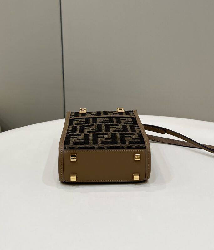 fendi-mini-tote-brown-canvas-gallery-3