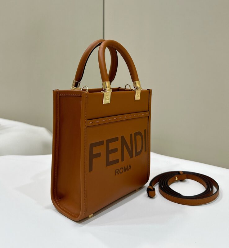 fendi-mini-tote-brown-gallery-1