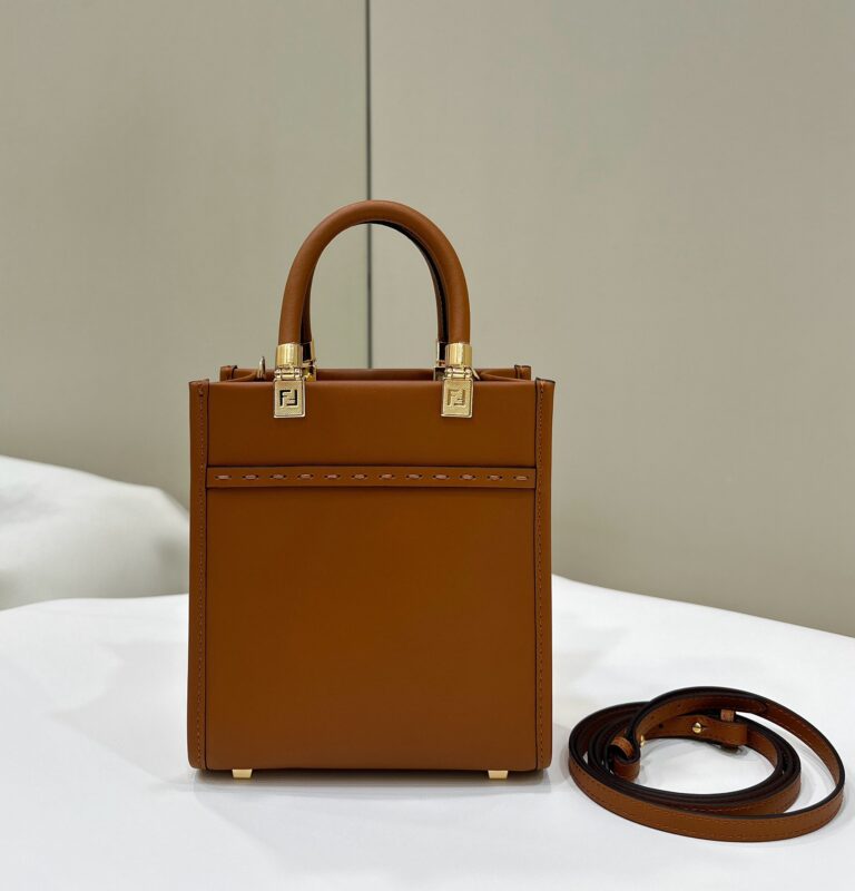 fendi-mini-tote-brown-gallery-2