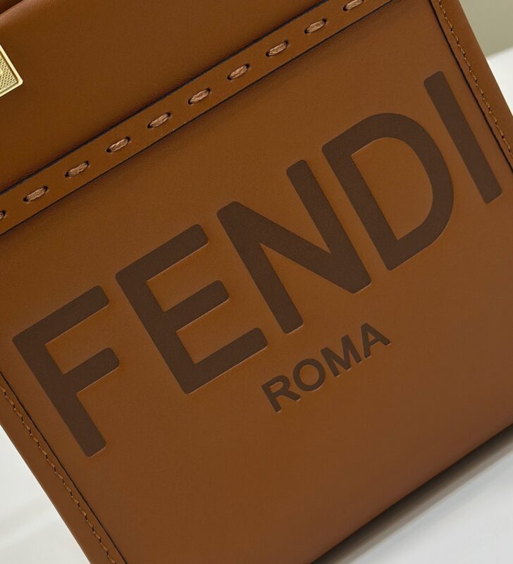 fendi-mini-tote-brown-gallery-5