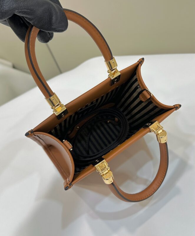 fendi-mini-tote-brown-gallery-8