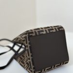 fendi-origami-small-brown-cotton-gallery-2