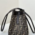 fendi-origami-small-brown-cotton-gallery-4