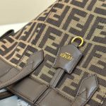 fendi-origami-small-brown-cotton-gallery-6