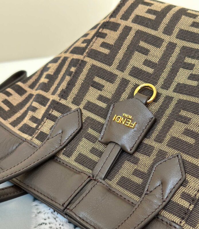 fendi-origami-small-brown-cotton-gallery-6