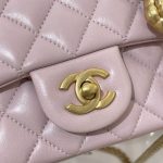 g1-10 CHANEL 23S Camellia Square Pink - fake chanel camellia pink detail 1