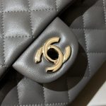 g2-20 CHANEL CF 20 cm With Handle Beige - chanel classic flap handle beige dupe detail 2