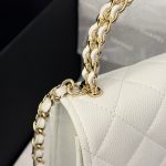 CHANEL 23P Kelly Handle White - fake chanel kelly white detail 2