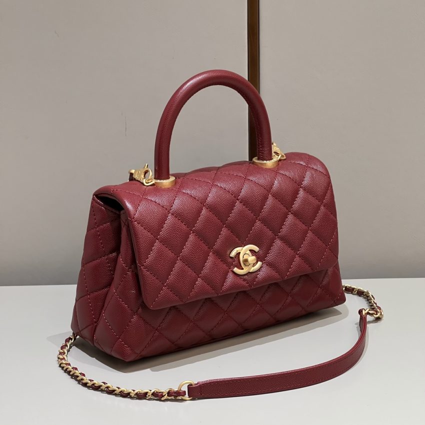 CHANEL 23P Coco Red - fake chanel coco red detail 2